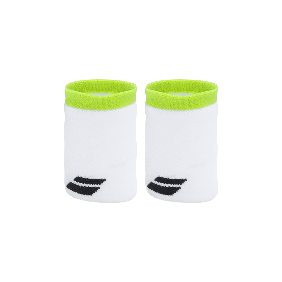 Babolat Logo Jumbo Wristband White/Yellow