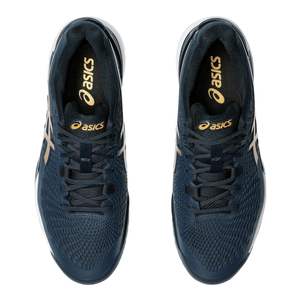 ASICS Gel Resolution 9 Clay French Blue Gold Shoes