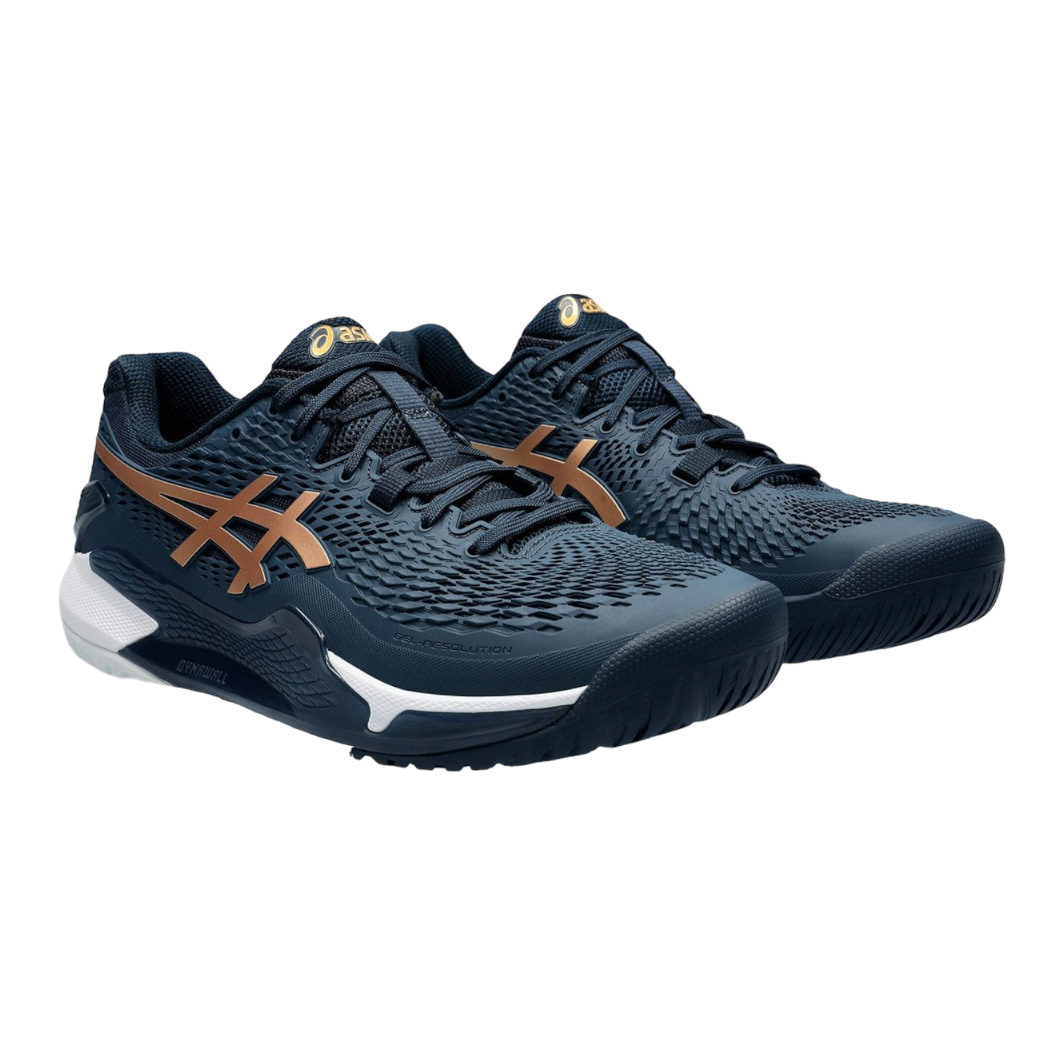 ASICS Gel Resolution 9 Clay French Blue Gold Shoes