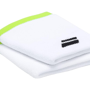 Babolat Logo Jumbo Wristband White/Yellow